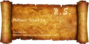 Méhes Stella névjegykártya